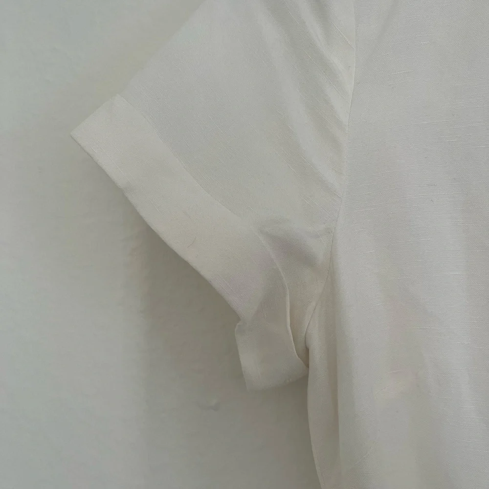 Banana Republic Linen Romper White Size 2